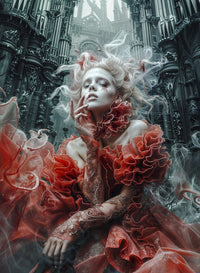 Art Print Irina Malina - The Blood Rose Empress