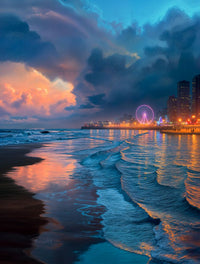 Art Print BonsAI - City Pulse, Ocean Breath