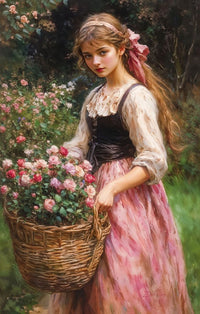 Art Print Zulfiia Ermakova - Soft as Roses