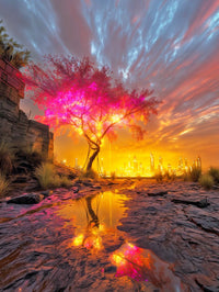 Art Print BonsAI - Glowing Memories