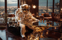Art Print Future Form Studios AI - Astronaut After Hours