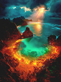 Art Print BonsAI - Eclipse Lagoon