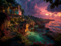 Art Print BonsAI - Where Moonlight Meets