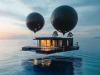 Art Print Future Form Studios AI - Zero Gravity Living