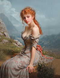 Art Print Zulfiia Ermakova - Breeze from the Peaks