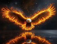 Art Print Aquila Vision AI - Inferno Soar