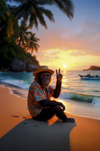 Art Print Kraurart AI - Ape-solute Paradise