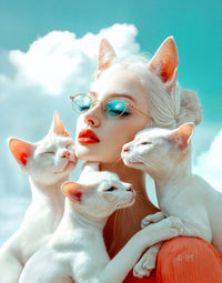 Art Print Irina Malina - Purrfect Harmony