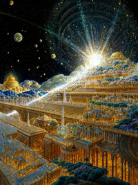 Art Print Existence Games - Cyber Heaven