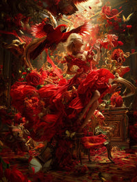 Art Print Alex Bush - Scarlet Reverie