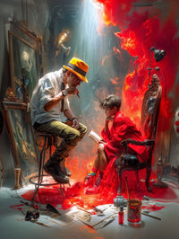 Art Print Alex Bush AI - The Depth of Thought