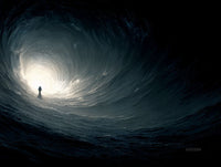 Art Print SpaAIce - Event Horizon at Dawn