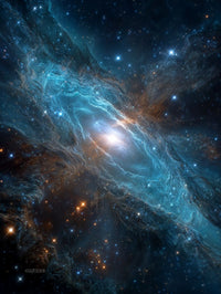 Art Print SpaAIce - Echoes Beyond the Milky Way