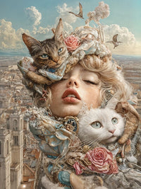 Art Print Alex Bush AI - Retro Radiance