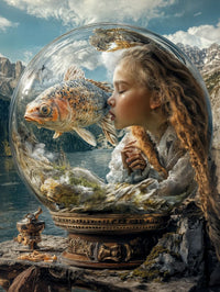 Art Print Alex Bush AI - Bold Serenity