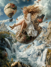 Art Print Alex Bush AI - Echoes of an Unfinished Story