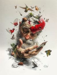 Art Print Alex Bush AI - Journey Through Time