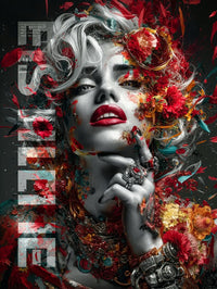 Art Print BogARTai - Crimson Muse