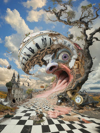 Art Print Alex Bush AI - The Mouth of Time