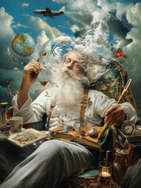 Art Print Alex Bush AI - Heaven's Broken Path