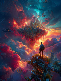 Art Print Alex Bush AI - A Leap of Imagination