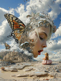 Art Print Alex Bush AI - The Cloud Queen
