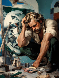 Art Print BogARTai - The Artist's Burden