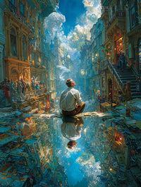 Art Print Alex Bush AI - Fragments of Thought