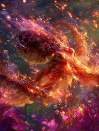 Art Print Salt Life AI - Embers of the Deep