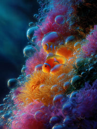 Art Print Salt Life AI - Ripples of Radiance