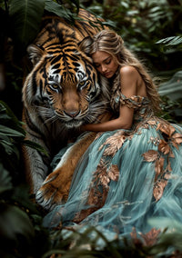 Art Print Irina Malina - Empress of the Jungle