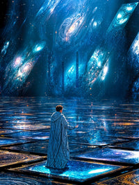 Art Print Existence Games AI - Nebulith