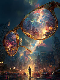 Art Print Alex Bush AI - The Adventurer's Horizon