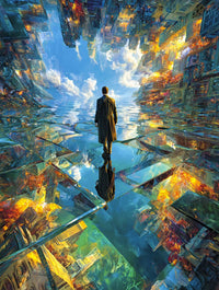 Art Print Alex Bush AI - Whirlwind of Whispers