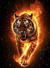 Art Print Aquila Vision AI - Attack of Fire