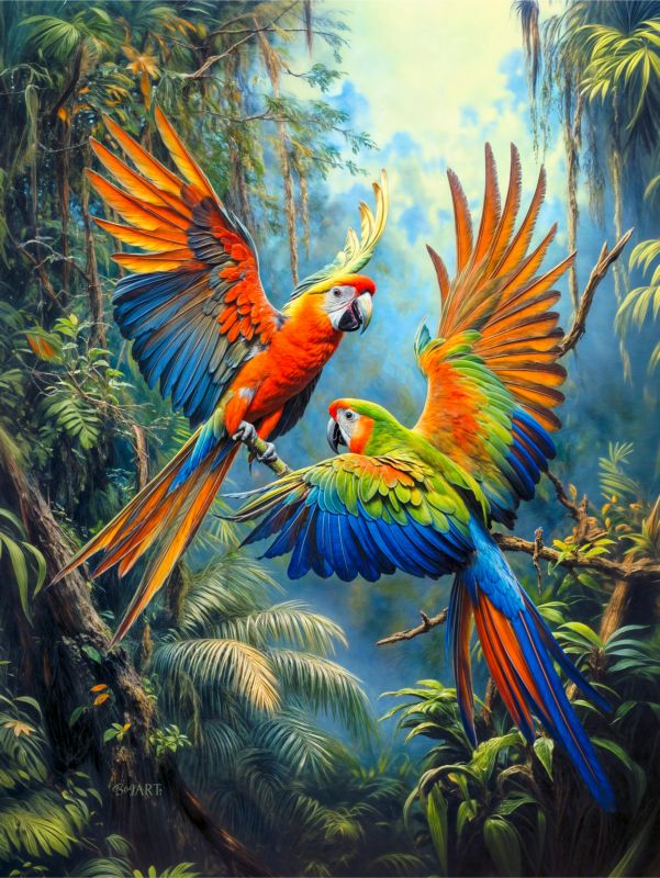 Art Print BogARTai - Tropical Tango