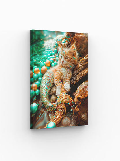 Art Print BogARTai - Mermaid Cat
