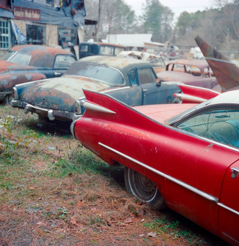 Photo Print Yury Rachkov - Chrome Fins Forgotten Highways