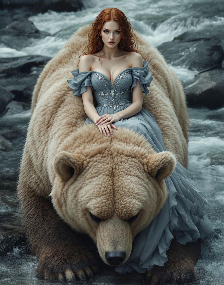 Art Print Anton Kravsov AI - The Grace of the Wild