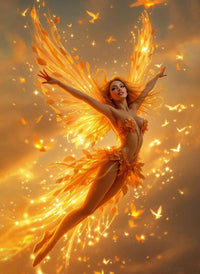 Art Print Anton Kravsov AI - Beneath the Golden Sky