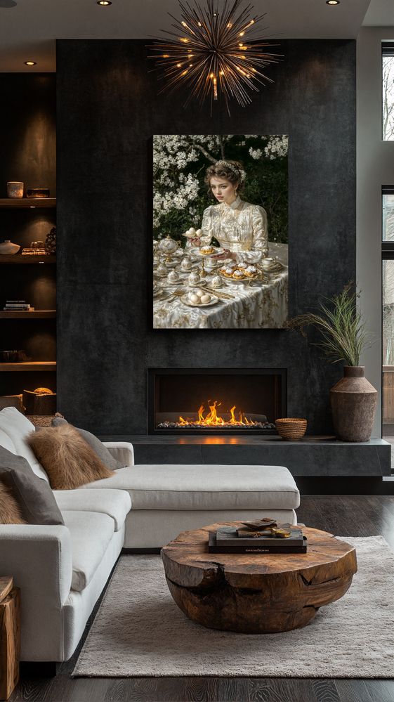Art Print Zulfiia Ermakova -The Duchess's Afternoon