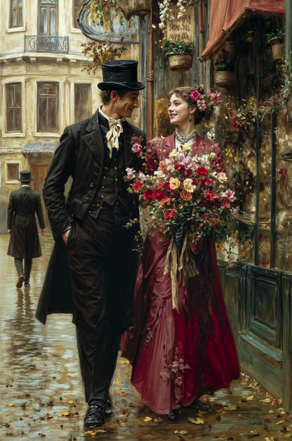 Art Print Zulfiia Ermakova - Love in Full Bloom
