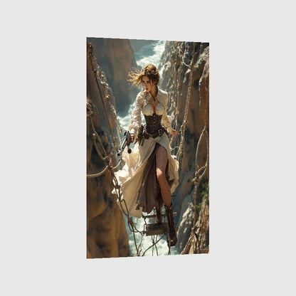Art Print Anton Kravsov AI - Tightropes of Vengeance