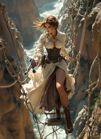 Art Print Anton Kravsov AI - Tightropes of Vengeance