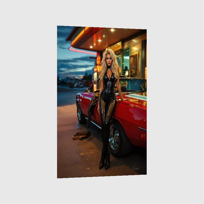 Art Print Anton Kravsov AI - High Heels & Hot Wheels
