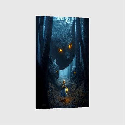 Art Print Irina Malina - Feral Dreams, Silent Steps