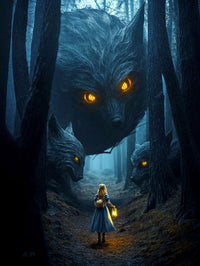 Art Print Irina Malina - Feral Dreams, Silent Steps