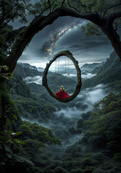 Art Print Irina Malina - Between Earth and Eternity