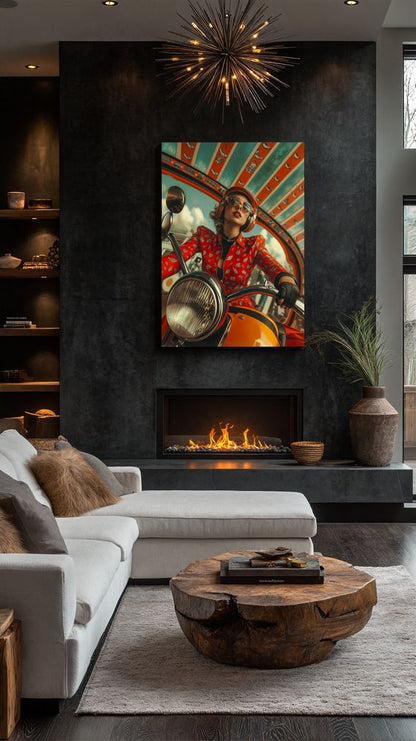 Art Print Irina Malina - Ride the Vibe