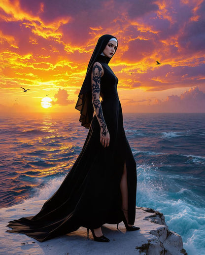 Art Print Anton Kravsov AI - Twilight Sermon